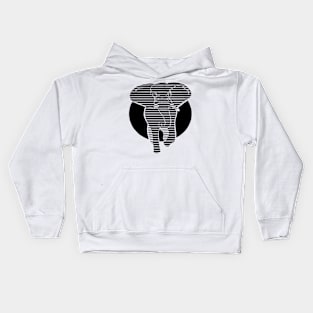 elephants art Kids Hoodie